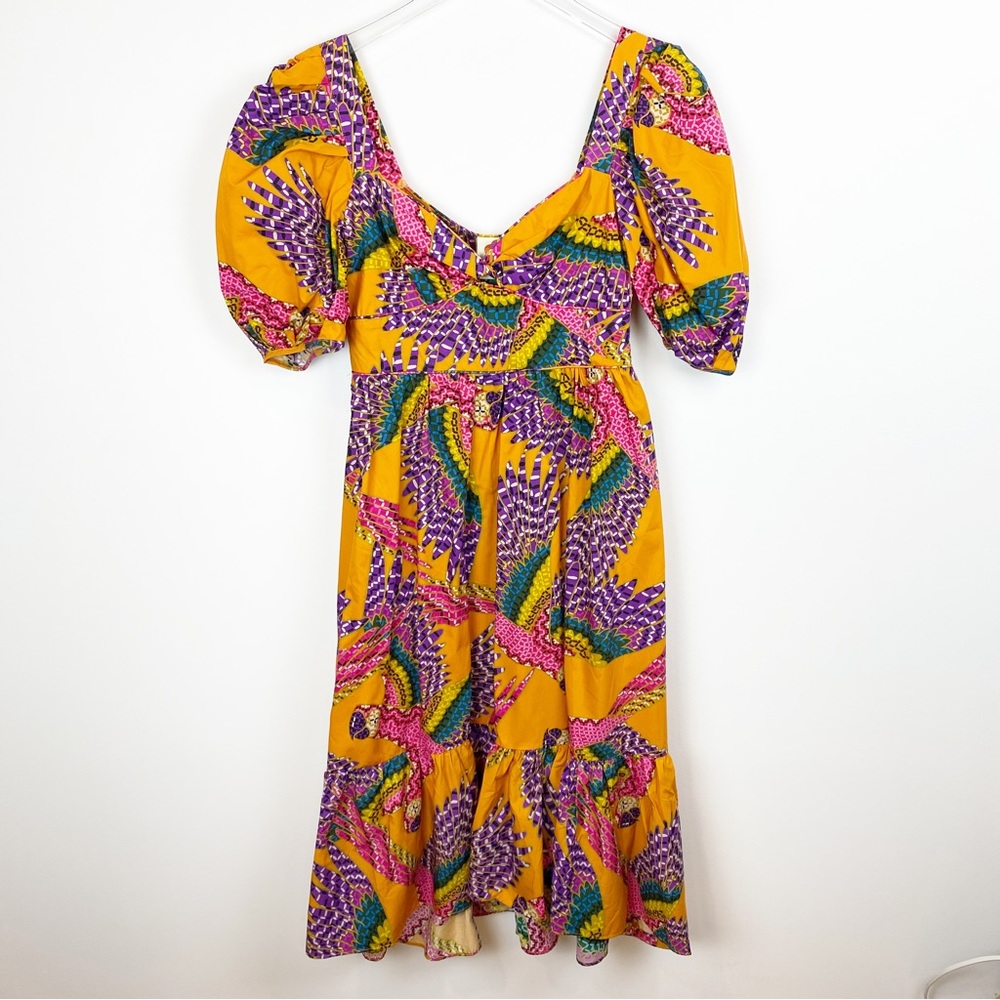 Farm Rio | Beaded Macaws Midi Dress NWT - Picture 4 of 15